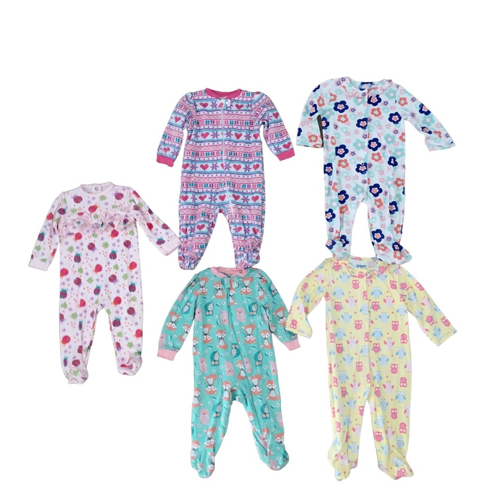 COPY - Kidgets Garanimals Baby Girl’s Size 6-9 months bundle of 5 sleep n plays
